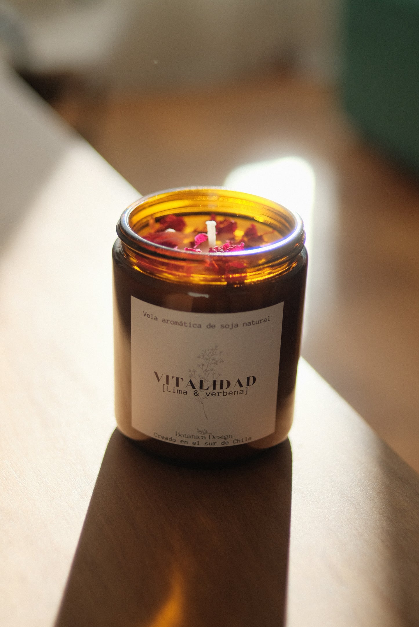 Vela aromática cera de soja