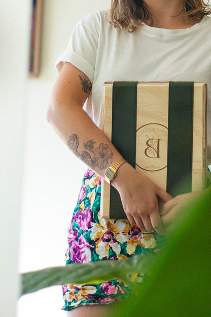 Prensa botánica mediana