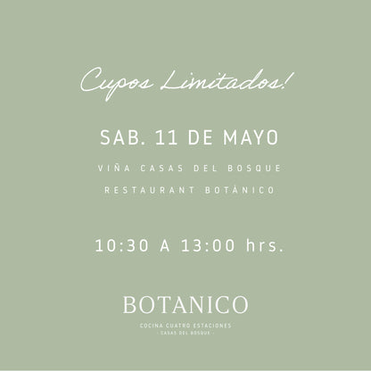 Taller de prensado botánico | Experiencia especial día de la madre | Viña Casas del Bosque