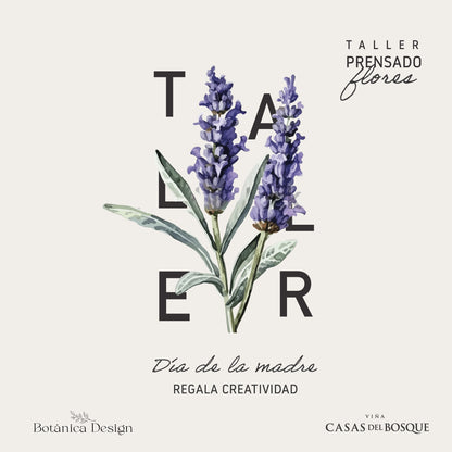 Taller de prensado botánico | Experiencia especial día de la madre | Viña Casas del Bosque